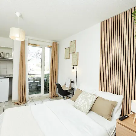 Apartment Le Chic Urbain - Hopitaux Facultes - Chateau D'o - Free Parking *